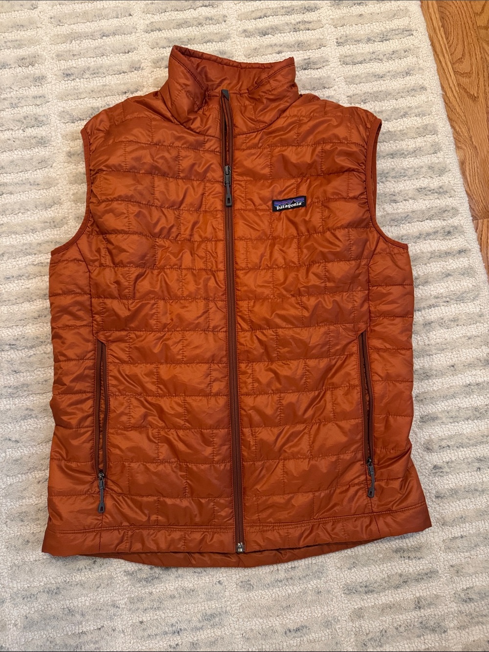 Patagonia Orange Puffer Vest